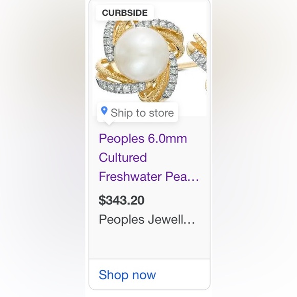 Peoples Jewellers Freshwater Pearl Earrings studs - Picture 4 of 4